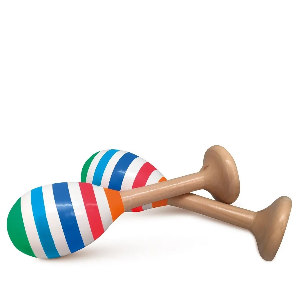 Wielobarwne drewniane Maracas 88064 Trudi Siwy Trudi by Sevi - 1