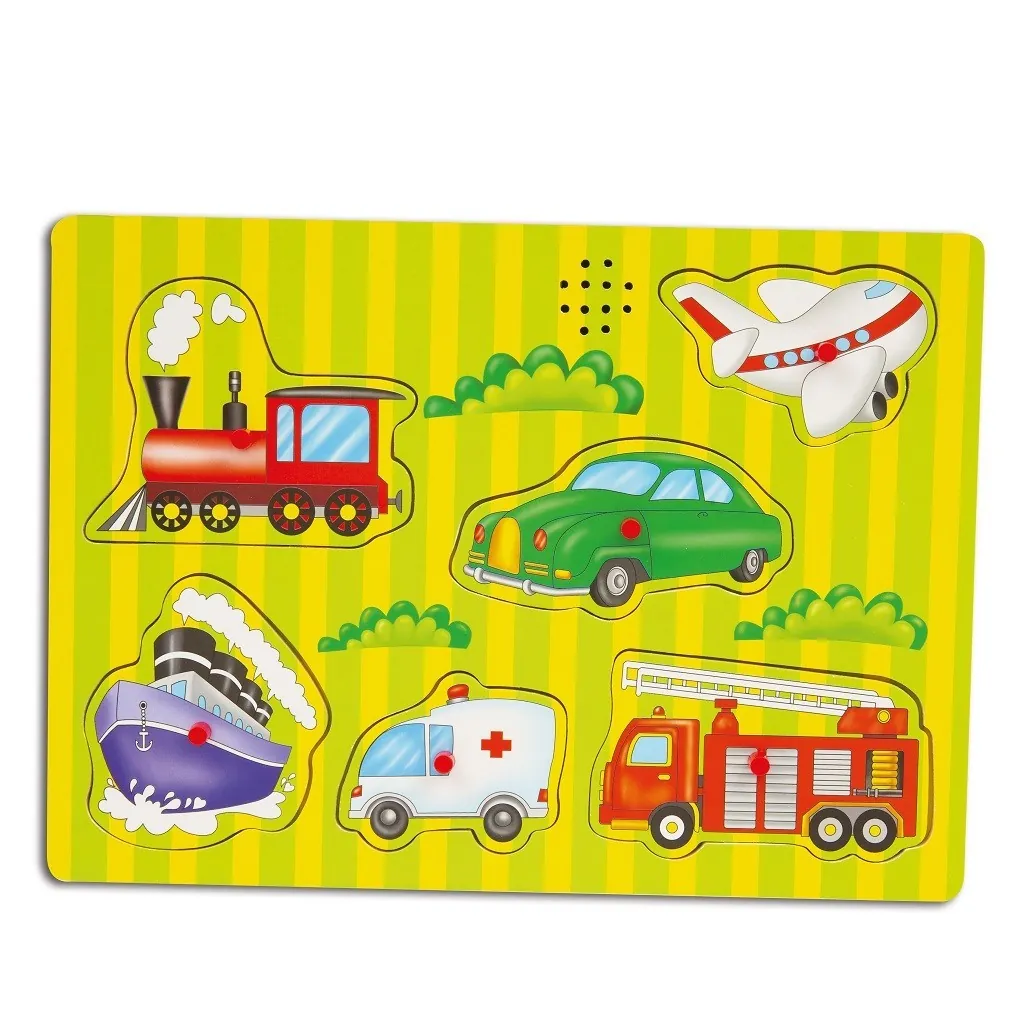 88041 Wooden Media Musical Puzzle Trudi Living Trudi by Sevi - 1