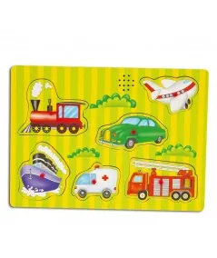 88041 Wooden Media Musical Puzzle Trudi Living Trudi by Sevi - 1