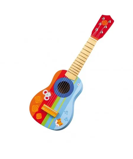 Mehrfarbige Gitarre aus Holz 82012 Trudi Sevi Trudi by Sevi - 1