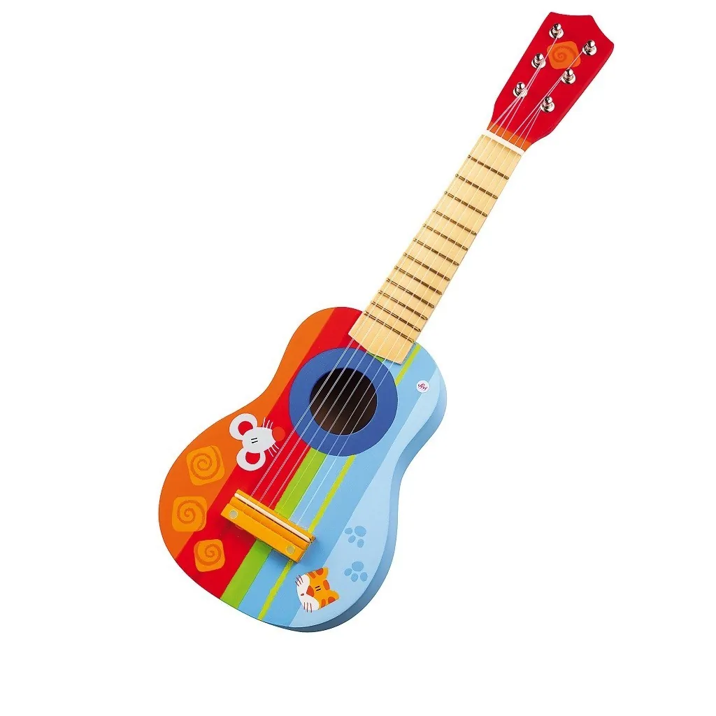 Gitara wielobarwna z drewna 82012 Trudi Siwy Trudi by Sevi - 1