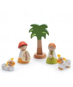 Presepe bergers musiciens de bois 83104 Trudi Vivre Trudi by Sevi - 1