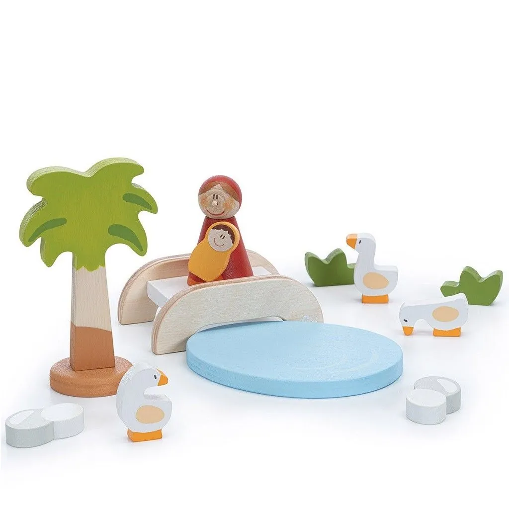 Mini scène de nativité en bois 83103 Trudi Vivre Trudi by Sevi - 1