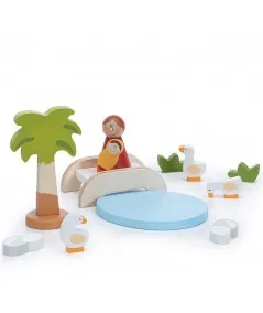 Mini scène de nativité en bois 83103 Trudi Vivre Trudi by Sevi - 1