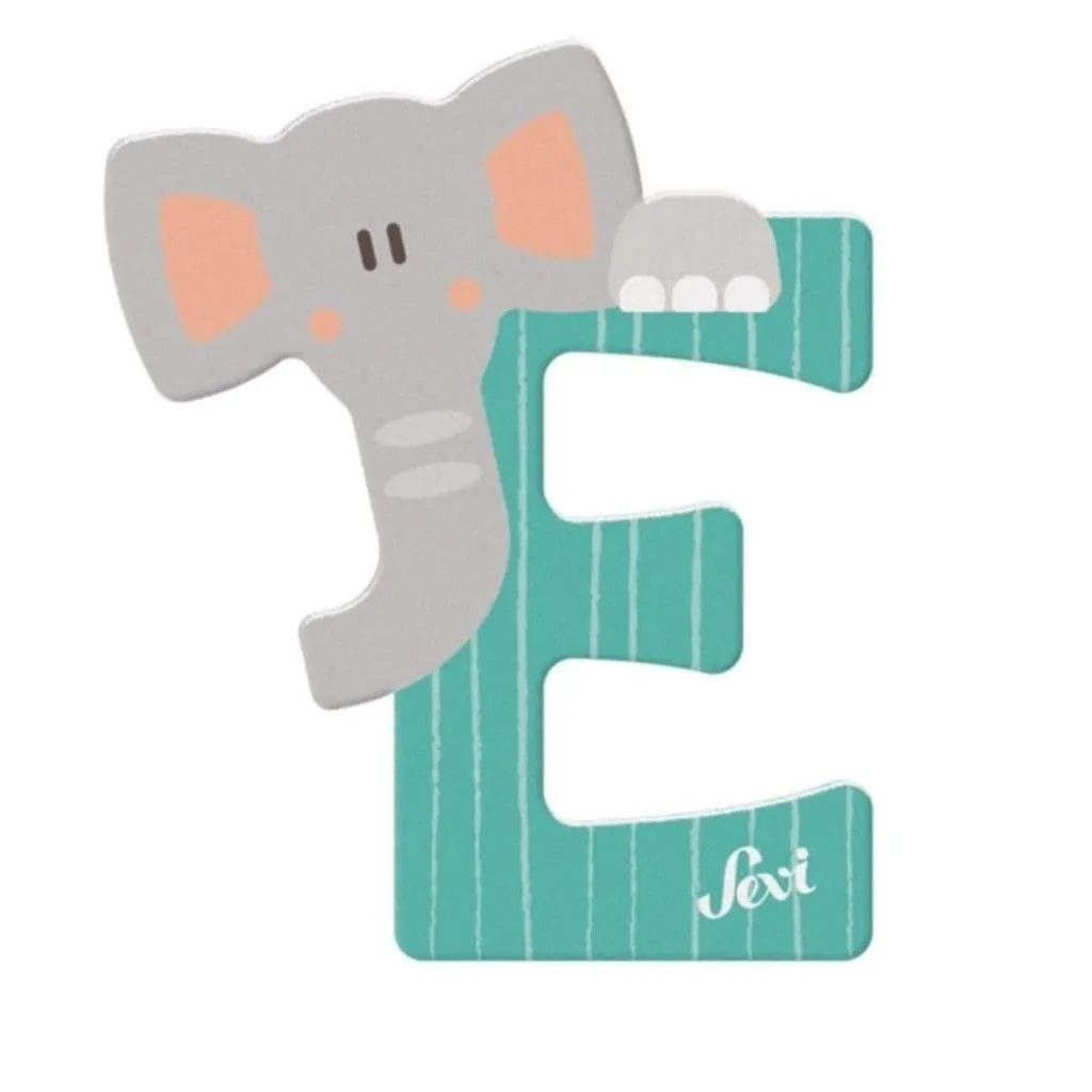 Litera E drewnianego alfabetu 83005 Sevi Trudi by Sevi - 1