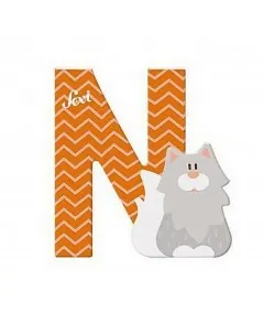 Litera N drewnianego alfabetu 83014 Sevi Trudi by Sevi - 1