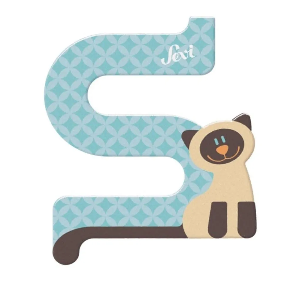 Letter S of the wood alphabet 83019 Sevi Trudi by Sevi - 1 Letter S of the wood alphabet 83019 Sevi Trudi by Sevi - 1