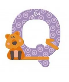 Litera Q of the Wooden Alphabet 83017 Sevi Trudi by Sevi - 1