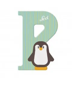 Letter P of the wooden alphabet 83016 Sevi Trudi by Sevi - 1