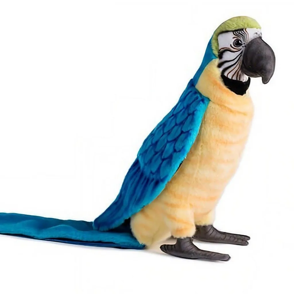 Peluche pappagallo ara giallo-blu 3068 Hansa Hansa - 1