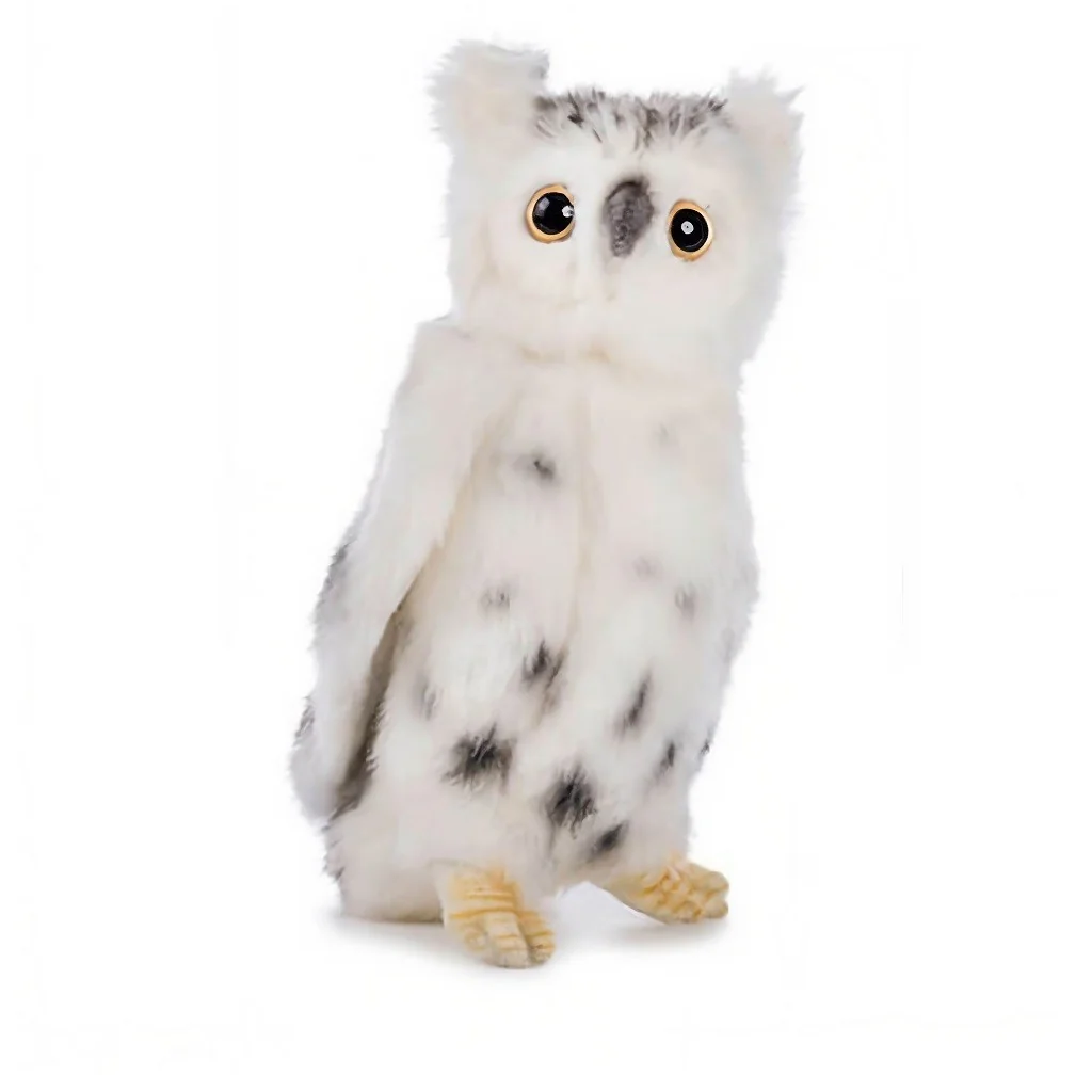 Peluche owl de neige blanche 3719 Hansa Hansa - 1