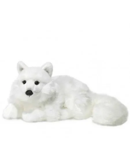 Plush arctic white fox lying 6088 Hansa Hansa - 1