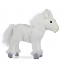 Peluche cheval de poney blanc 3518 Hansa Hansa - 1