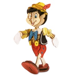 Pinocchio gioco creativo, modellino 3D in legno #pinocchio #pinocchio3d #pinocchiodisney #pinocchiopuzzle #pinocchiowood