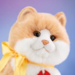 Questa è una gattina di nome Charli #peluchechat #peluchedouillette #gatitopeluche #stoffkatze #kuschelkatze